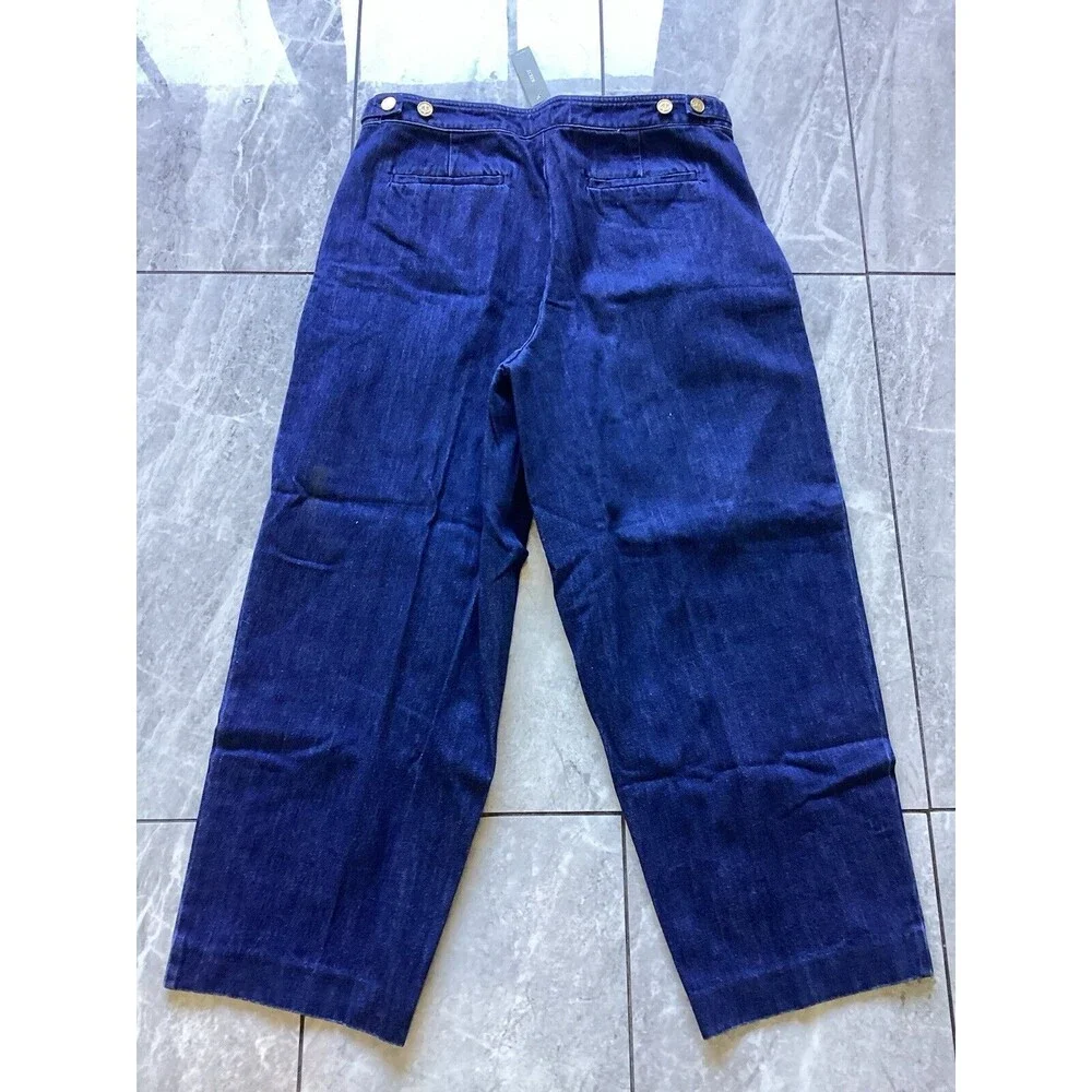 J. Crew 1984 Mack Tapered Jeans Pleats High Rise Cotton 30